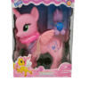 Caballo Pony Rosado Con Bebe Pony Ref 2908 B