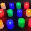 Set 12 Velas, 4 diferentes colores - control remoto encendido y apagado - modo luz, flama e intensidad - Image 4